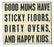 Pk Box Good Mums White  8'' X 7''  20 Cm