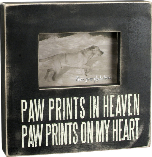 Primitives Box Frame - Paw Prints In Heaven