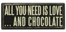 PK147 Primitives Box Sign - Love and Chocolate