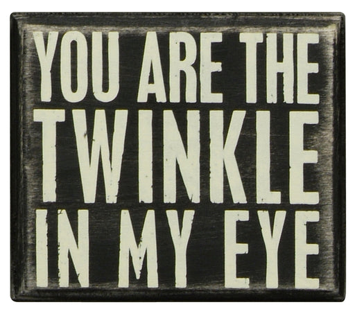 Primitives Box Sign - Twinkle In Eye