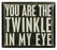 Primitives Box Sign - Twinkle In Eye