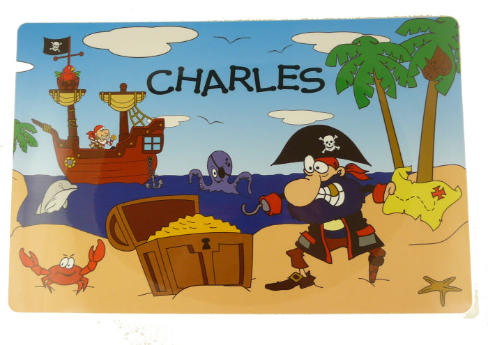 Pirate Placemats - Boys Names