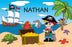 Pirate Placemats - Boys Names