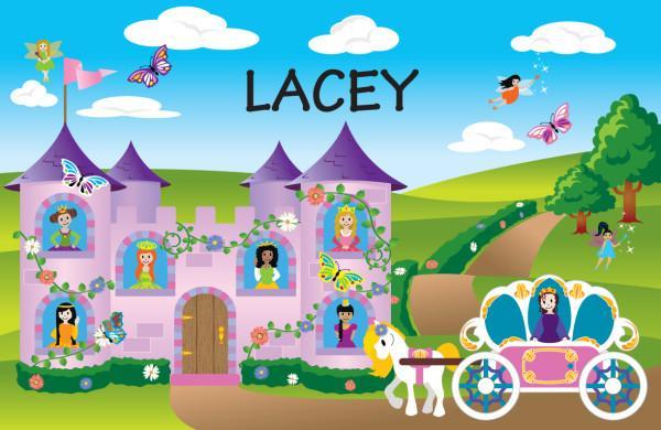PM213 Personalised Girls Placemat - Lacey