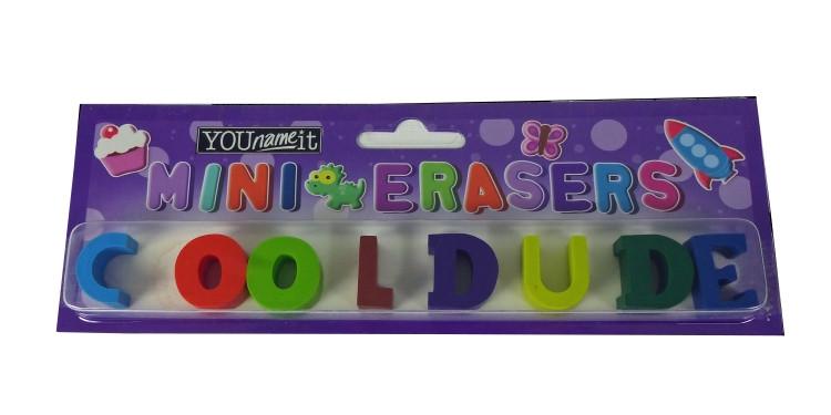 Childrens Mini Erasers - Cool Dude