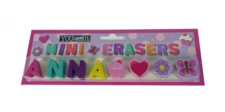 Childrens Mini Erasers - Anna