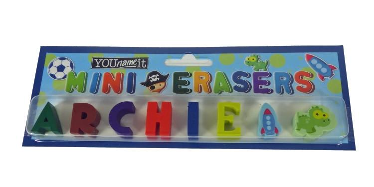 Childrens Mini Erasers - Archie