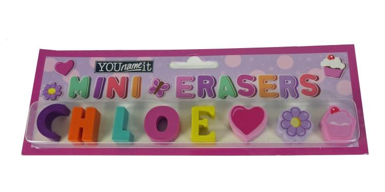 Childrens Mini Erasers - Chloe