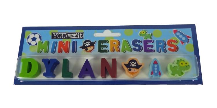 Childrens Mini Erasers - Dylan