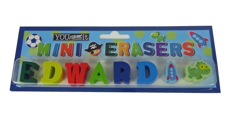 Childrens Mini Erasers - Edward