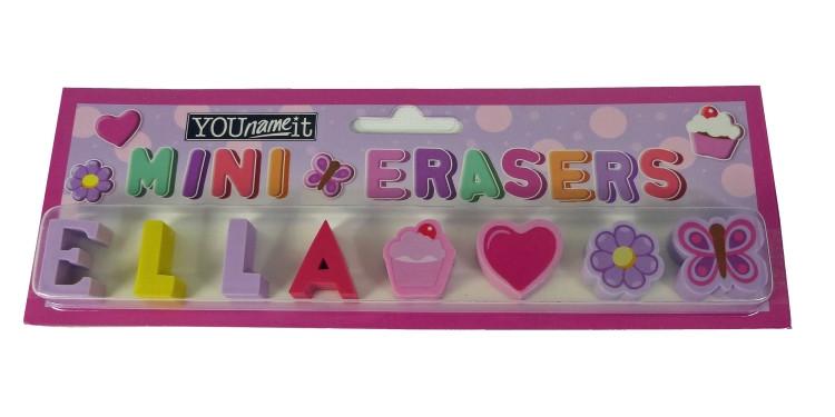 Childrens Mini Erasers - Ella