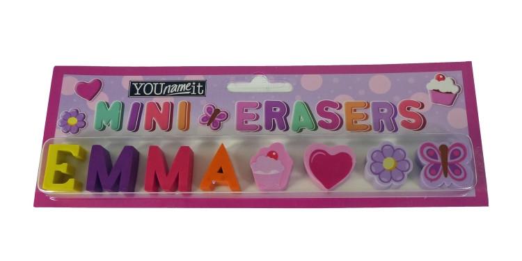 Childrens Mini Erasers - Emma