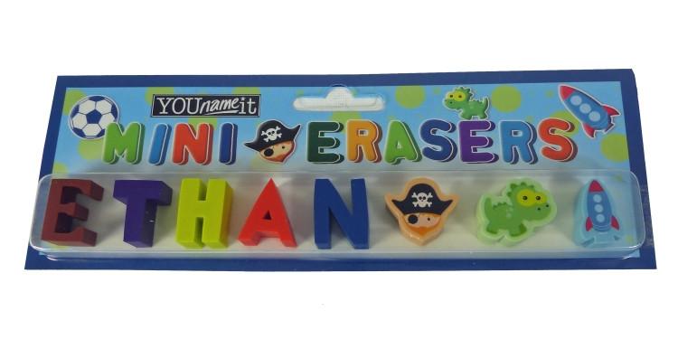 Childrens Mini Erasers - Ethan
