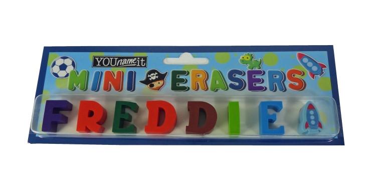Childrens Mini Erasers - Freddie