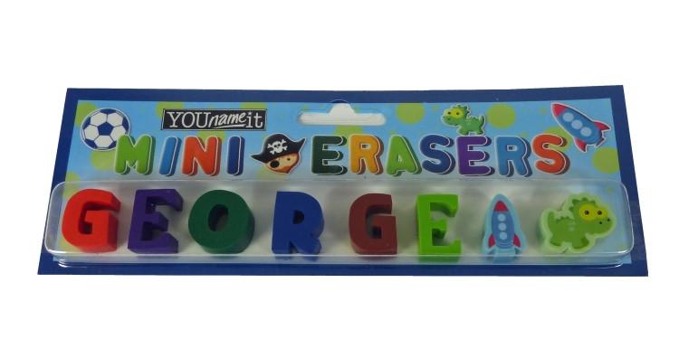 Childrens Mini Erasers - George