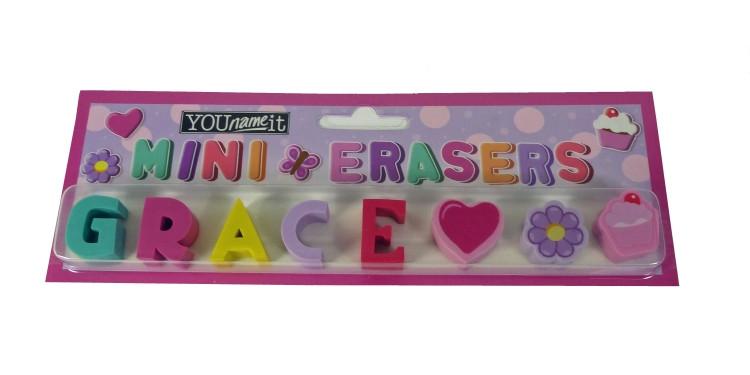 Childrens Mini Erasers - Grace