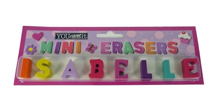 Childrens Mini Erasers - Isabelle