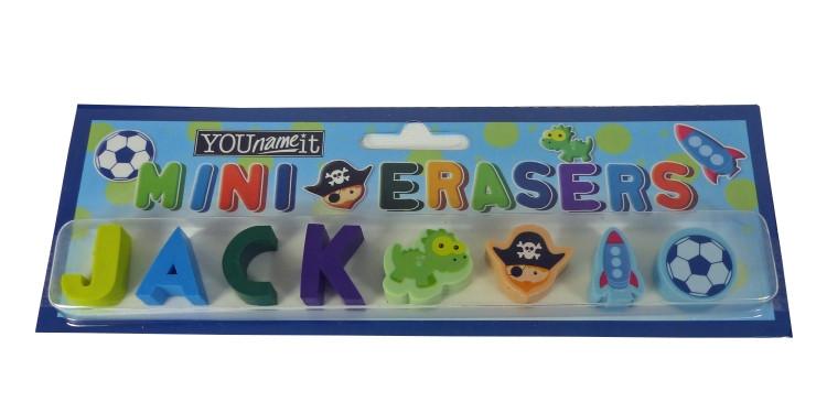 Childrens Mini Erasers - Jack
