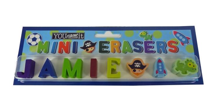 Childrens Mini Erasers - Jamie