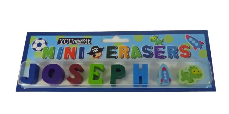 Childrens Mini Erasers - Joseph
