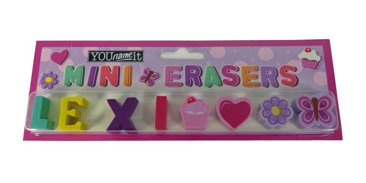 Childrens Mini Erasers - Lexi