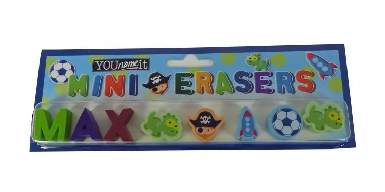 Childrens Mini Erasers - Max