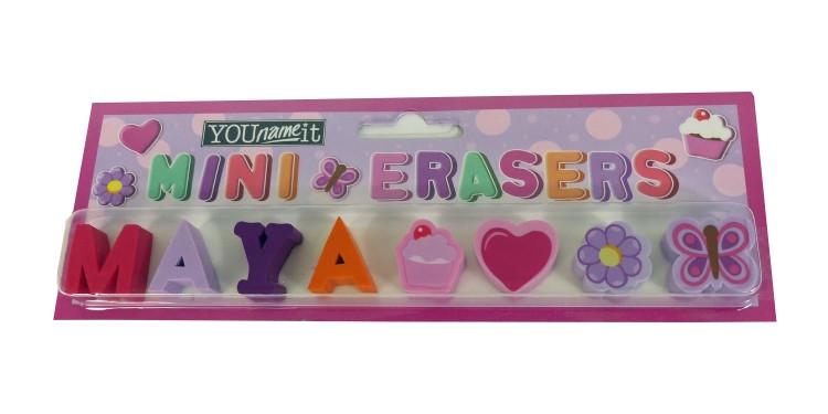 Childrens Mini Erasers - Maya