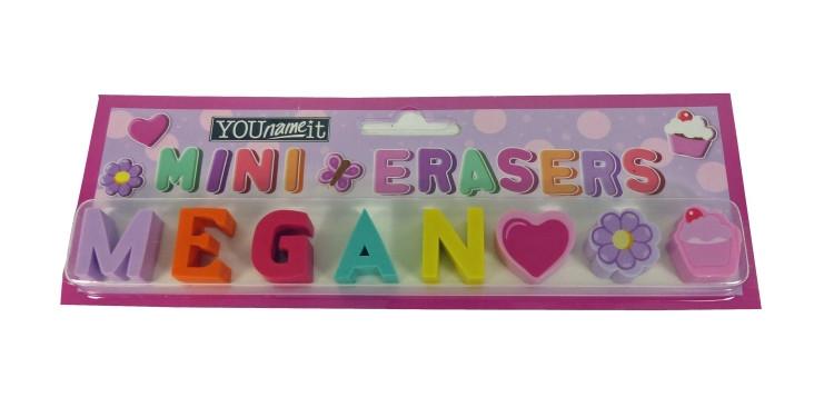 Childrens Mini Erasers - Megan