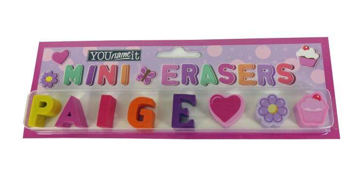 Childrens Mini Erasers - Paige