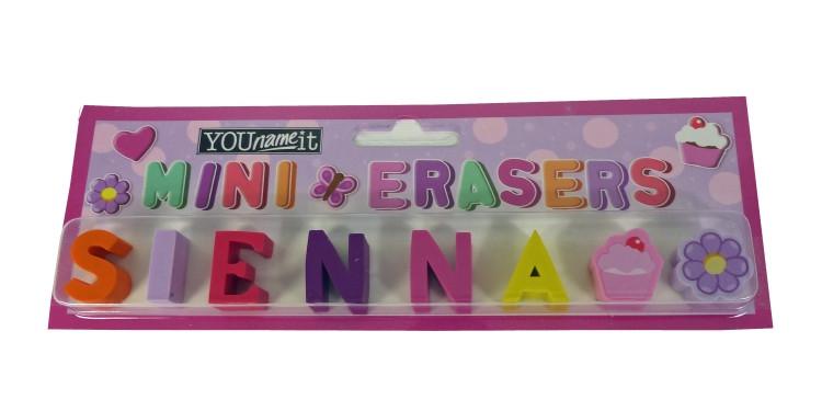 Childrens Mini Erasers - Sienna