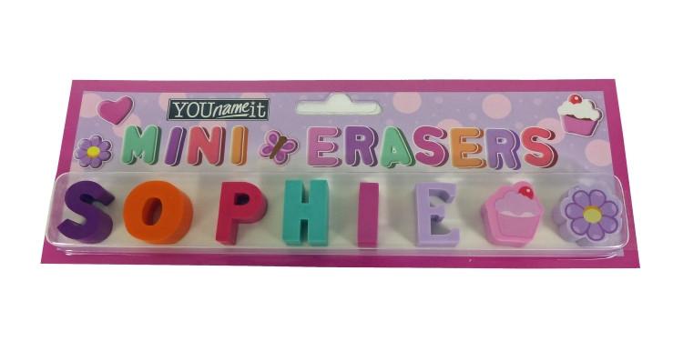 Childrens Mini Erasers - Sophie