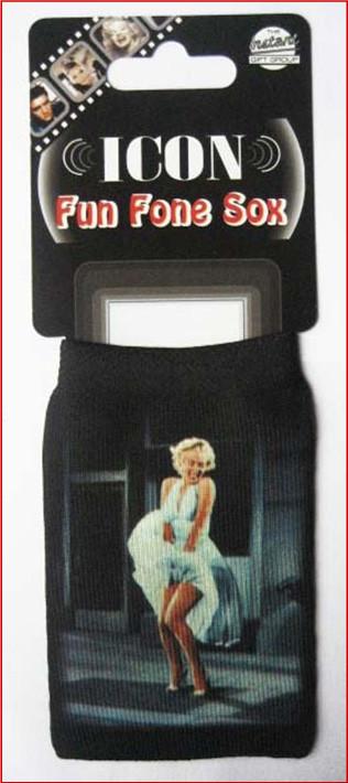 White Dress Marilyn Phone Sox