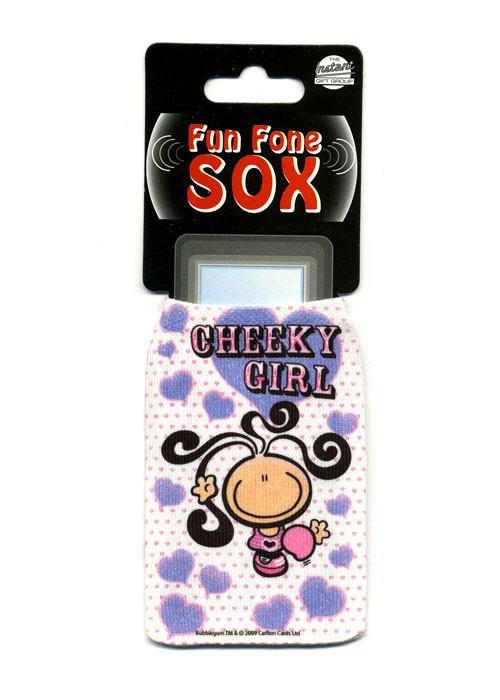 Bubblegum Cheeky Girl Phone Sox