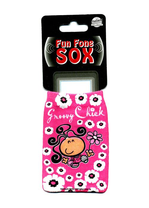 Bubblegum Groovy Chick Phone Sox