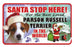 PSS053 Santa Stop Here Sign - Pekingese
