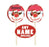Personalised Christmas Lollipop - Choose Any Name - 4 Designs