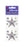 Pack of Sparkly Prismatic Stickers - 5 Stars