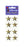 Pack of Sparkly Prismatic Stickers - 4 Stars