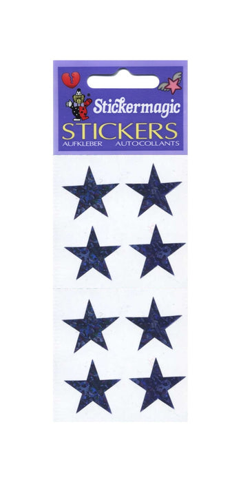 Pack of Sparkly Prismatic Stickers - 4 Stars