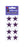 Pack of Sparkly Prismatic Stickers - 4 Stars