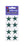 Pack of Sparkly Prismatic Stickers - 4 Stars