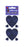 Pack of Sparkly Prismatic Stickers - 3 Hearts