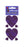 Pack of Sparkly Prismatic Stickers - 3 Hearts