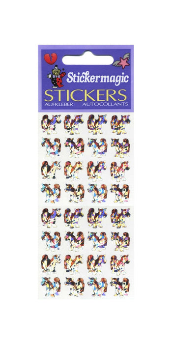 Pack of Sparkly Prismatic Stickers - 16 Ponies