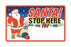 Santa Stop Here Sign - Boys Names