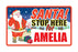Santa Stop Here Sign - Girls Names