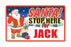 Santa Stop Here Sign - Boys Names