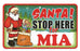 Santa Stop Here Sign - Mia