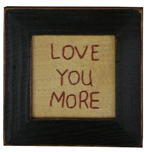 Stitcheries by Kathy Sign - Love You More