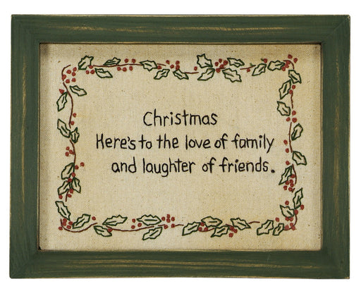Stitcheries by Kathy Sign - Christmas - Family & Friends